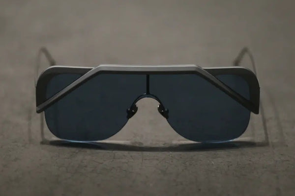 Rigards Grey Frame Textured Blue Lens Glasses RG2020AL